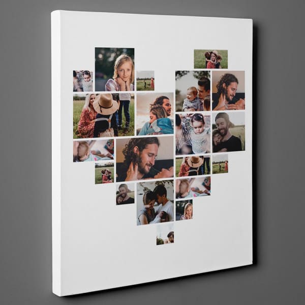 Heart Shaped Photo Collage: cute things to get your boyfriend