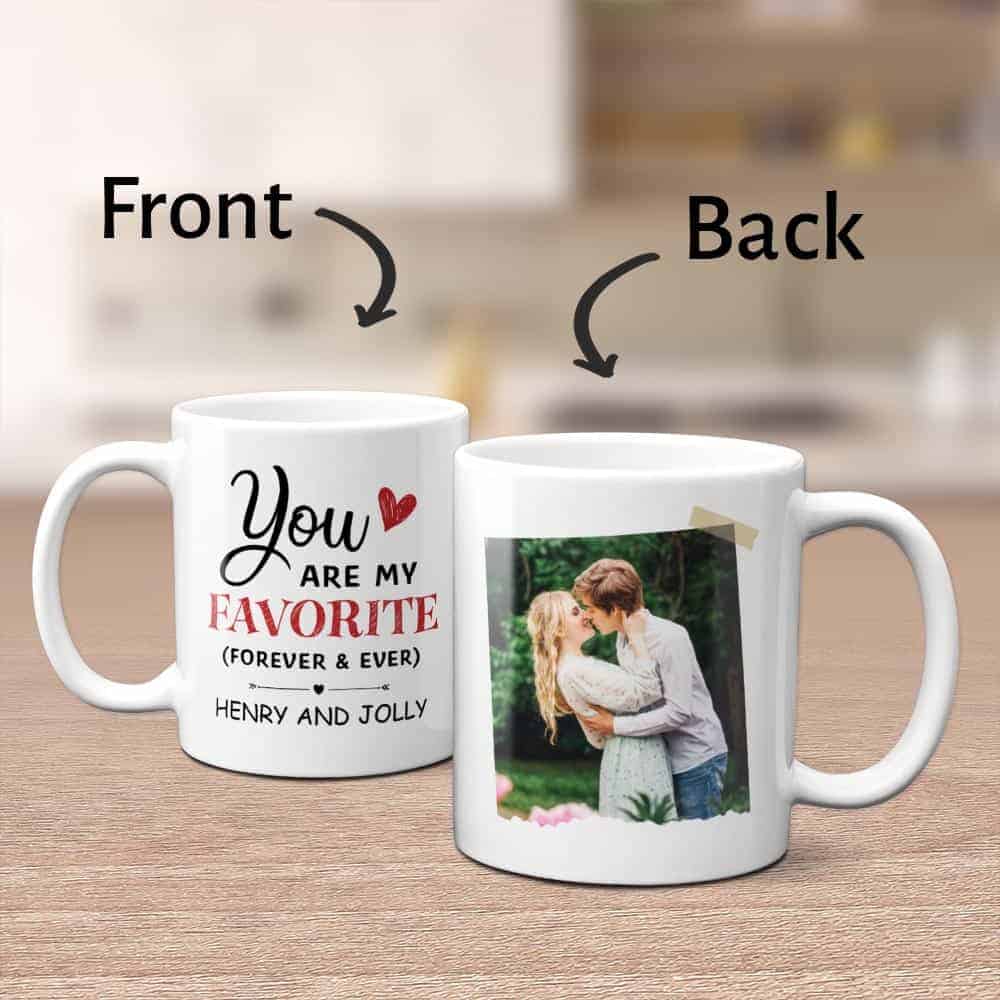 unique just because gifts for him: you are my favorite mug