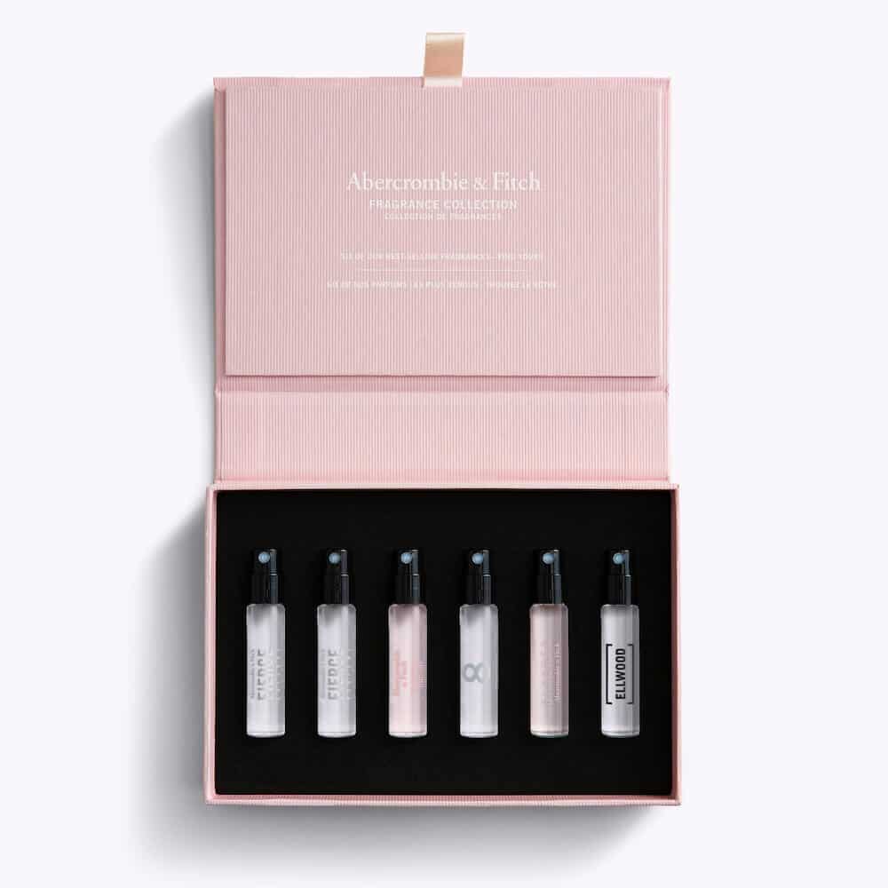 a fragrance sampler gift set for wife on Mother's Day