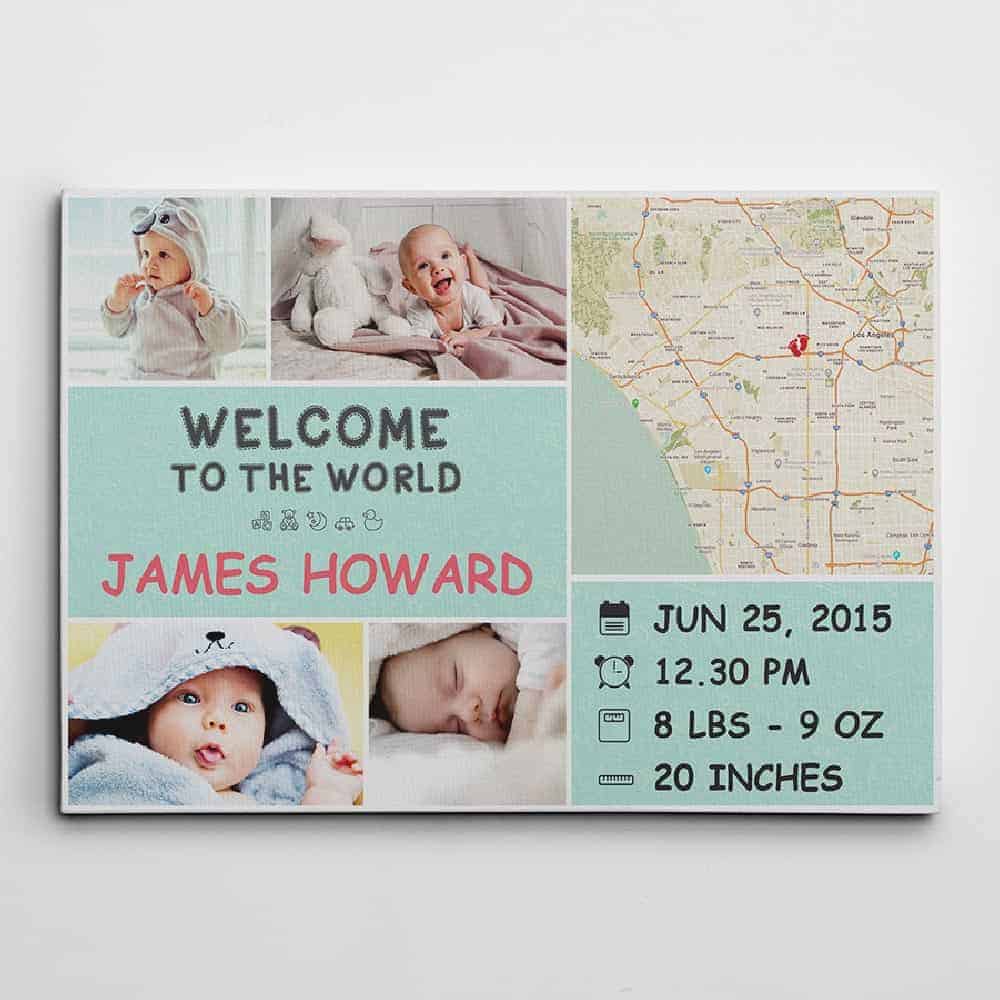 “Welcome to the World” Canvas Print pus