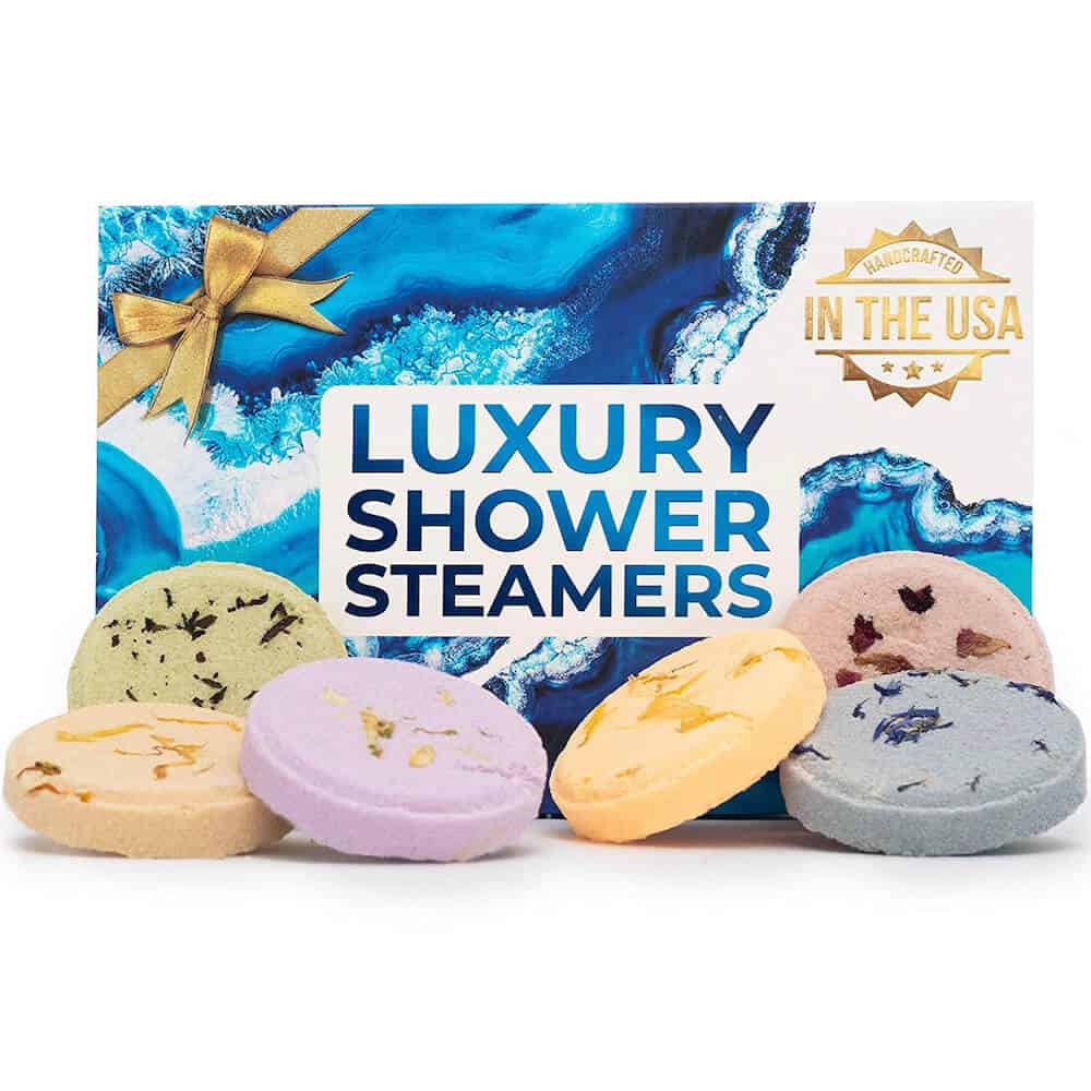 a box of shower steamers - spa gift for wife on Mother's Day