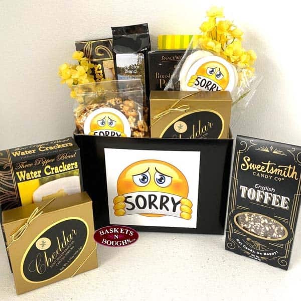 making up gift: Apology Gift Basket