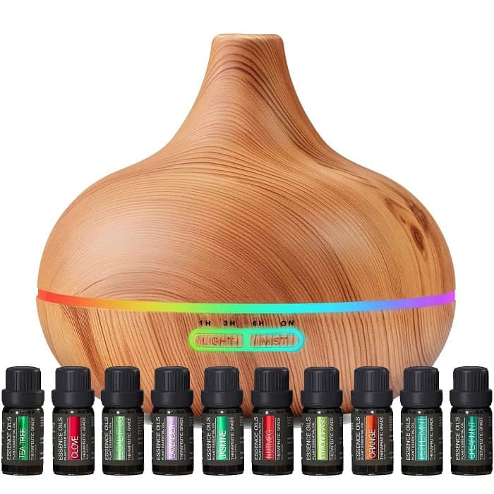 Aromatherapy Diffuser & Essential Oil Set home gift ideas for couples