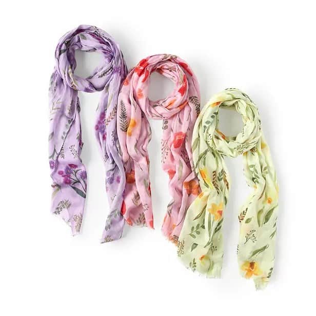 Birth Month Flower Scarf gifts for bf mom