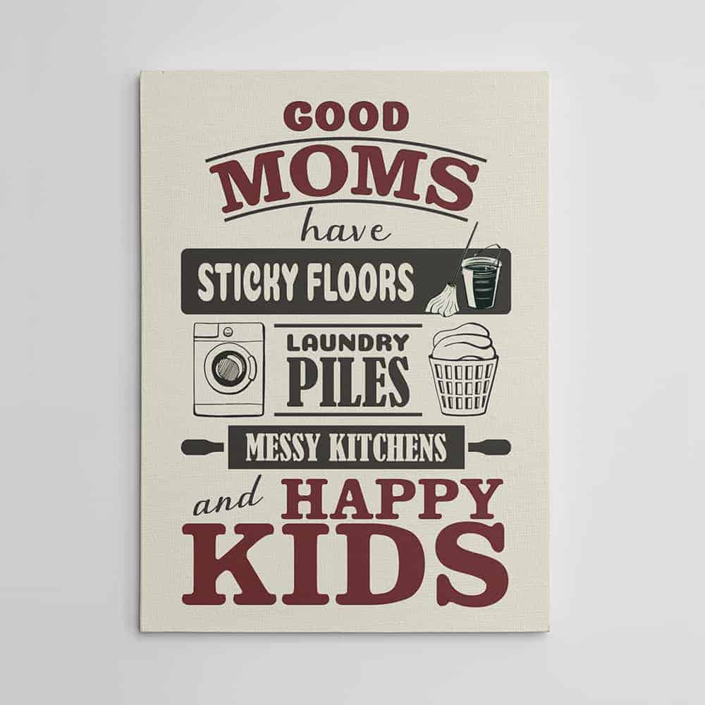  Good Moms Canvas Print - mothers day gifts for girlfriend