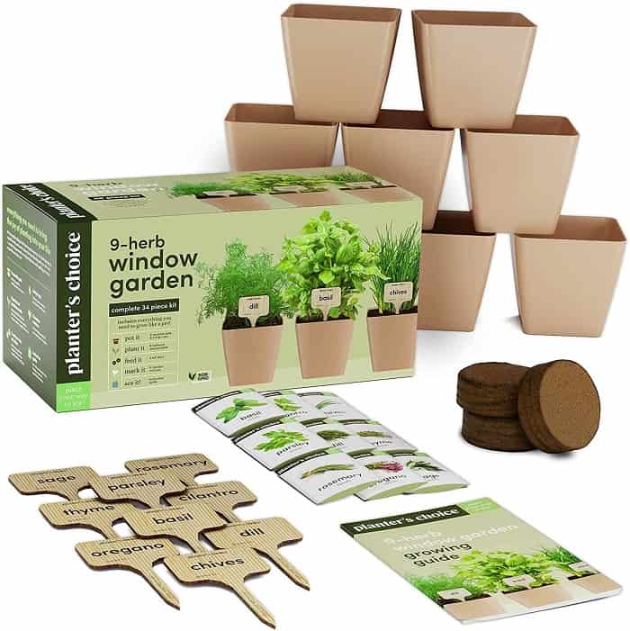 Indoor Herb Starter Kit gifts for bf mom