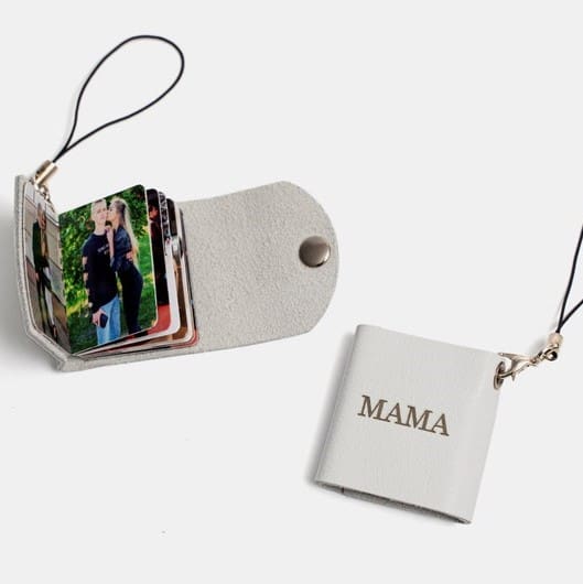 Mini Photo Album Keychain long distance mother and daughter gifts 