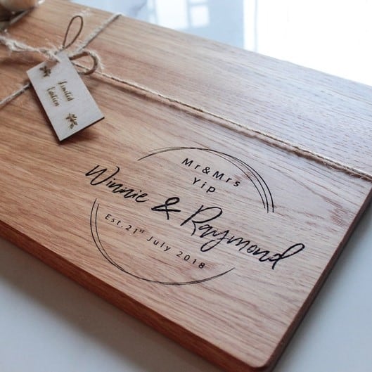 Personalized Handwriting Cutting Board house gifts for couples