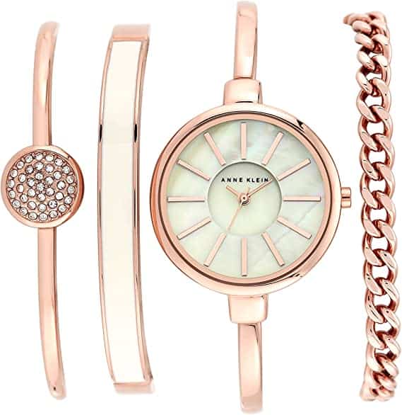 Women's Bangle Watch and Bracelet Set best gifts for boyfriends mom