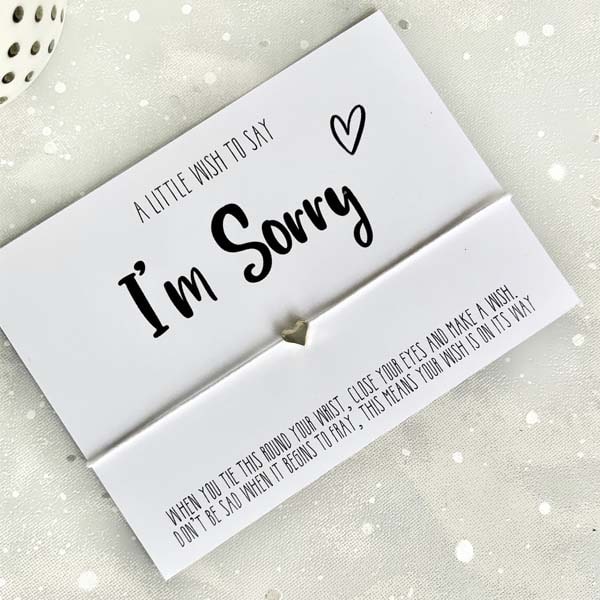 making up gift: A Little Wish to Say I’m Sorry Bracelet