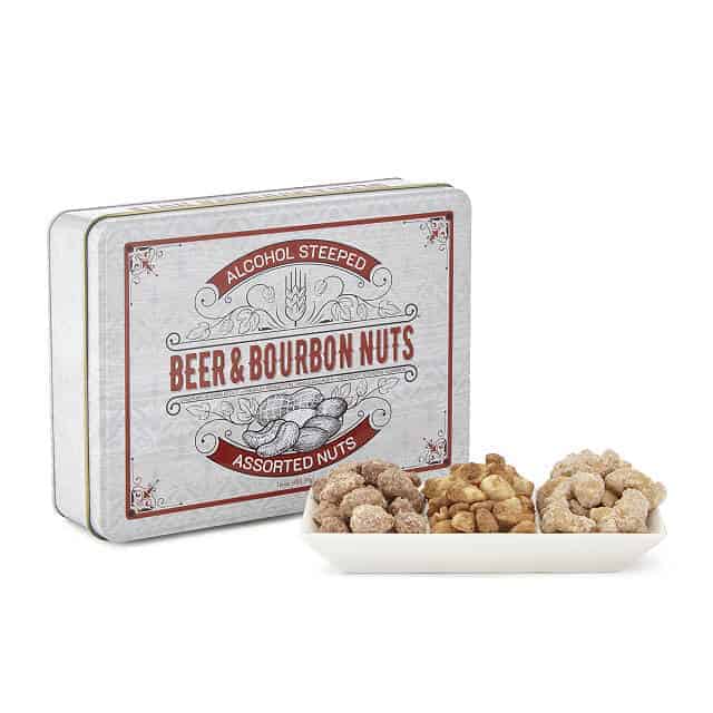 Beer and Bourbon Nuts gifts for beer drinkers