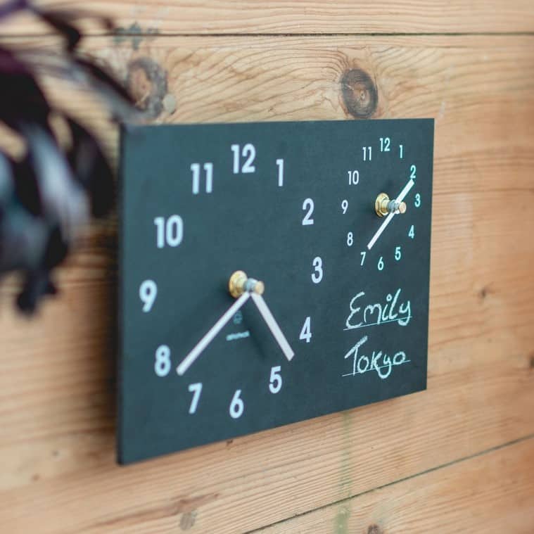 Time Zone Wall Clock long distance mom gifts