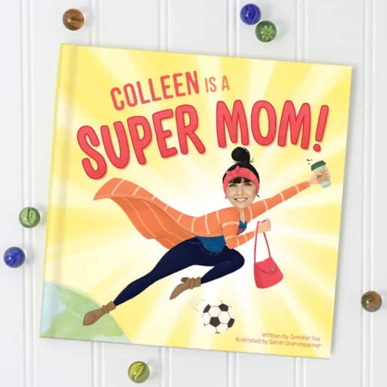Super Mom Personalized Book for sister  on mothers day