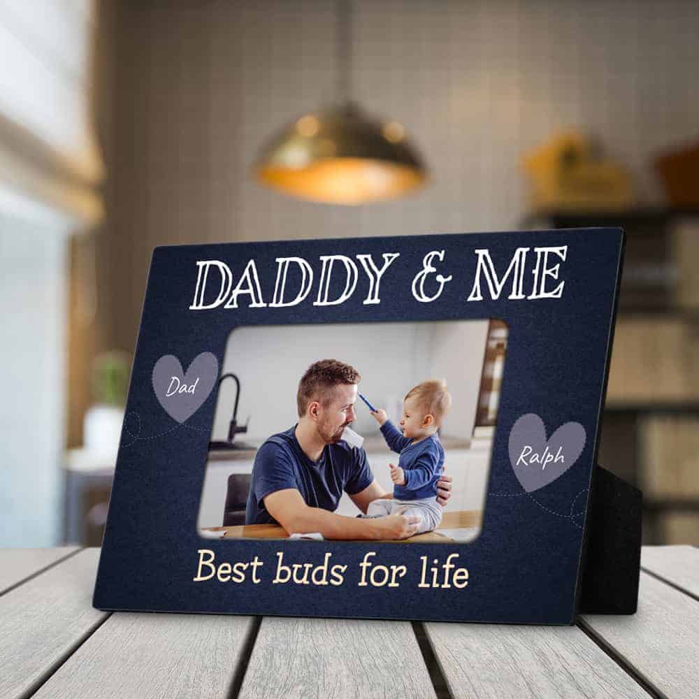 fun gift for dad on Father's Day: Best Buds for Life Desktop Plaque