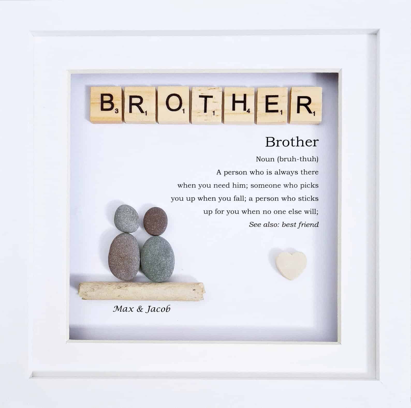 Brother Art Print: father's day gifts for brother