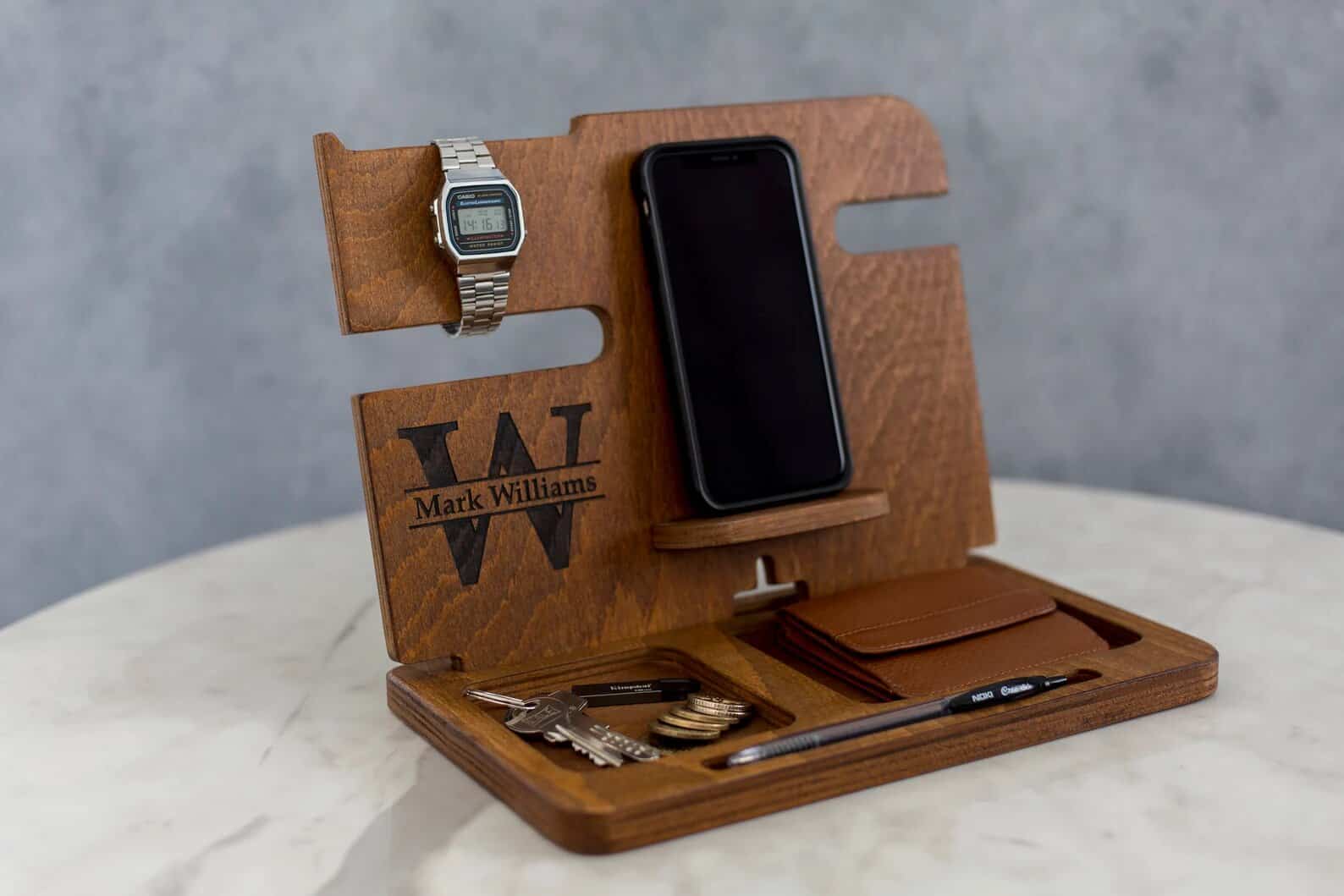 Father's Day gift idea for brother: Customizable Docking Station
