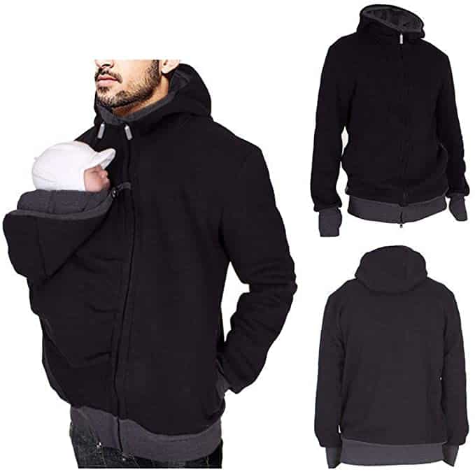 Father's Day gift idea for brother: Dad Sweater with Baby Carrier
