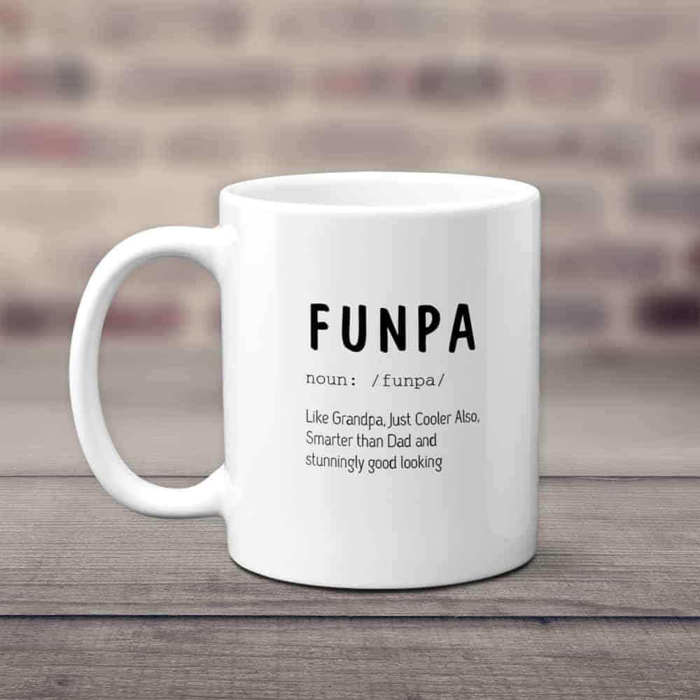 Funpa Definition Mug best father's day gift for grandpa