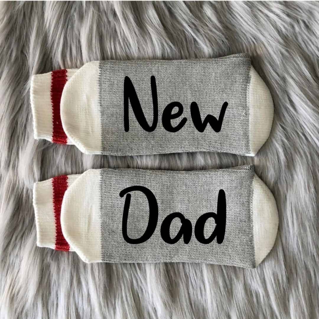 present for new dad: Future Dad Socks 