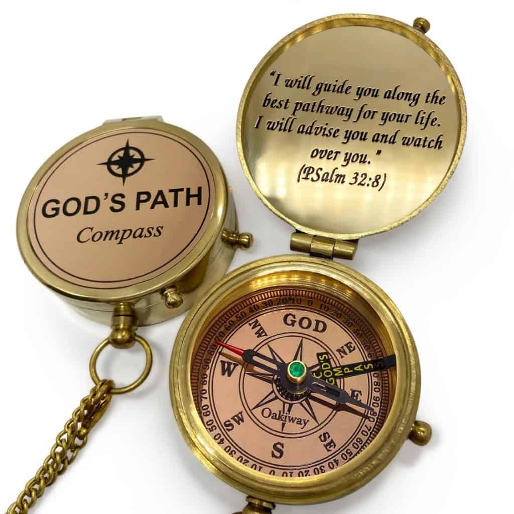 God's Path Compass Christian fathers day gifts
