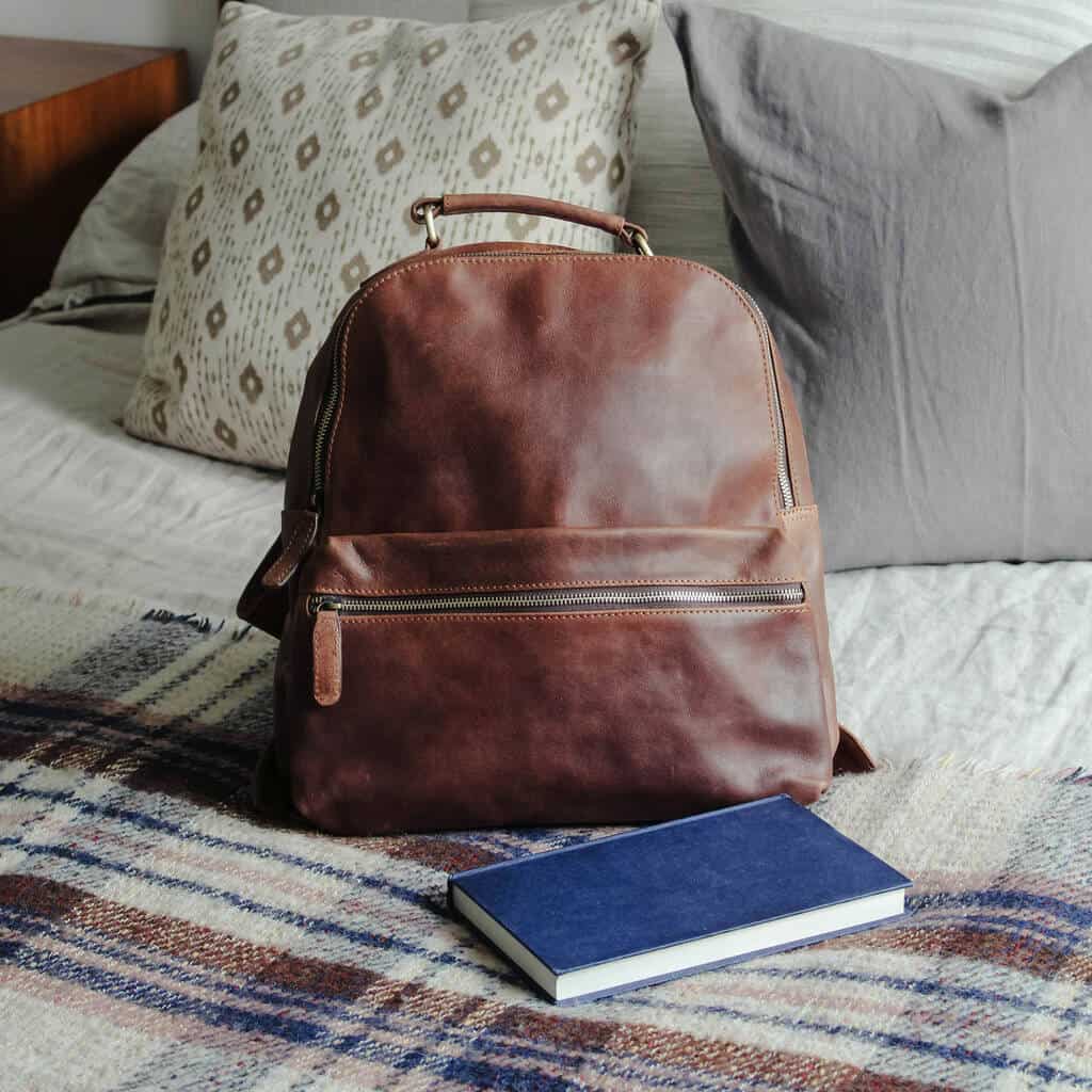 practical gifts for a granddaughter's graduation: Leather Backpack
