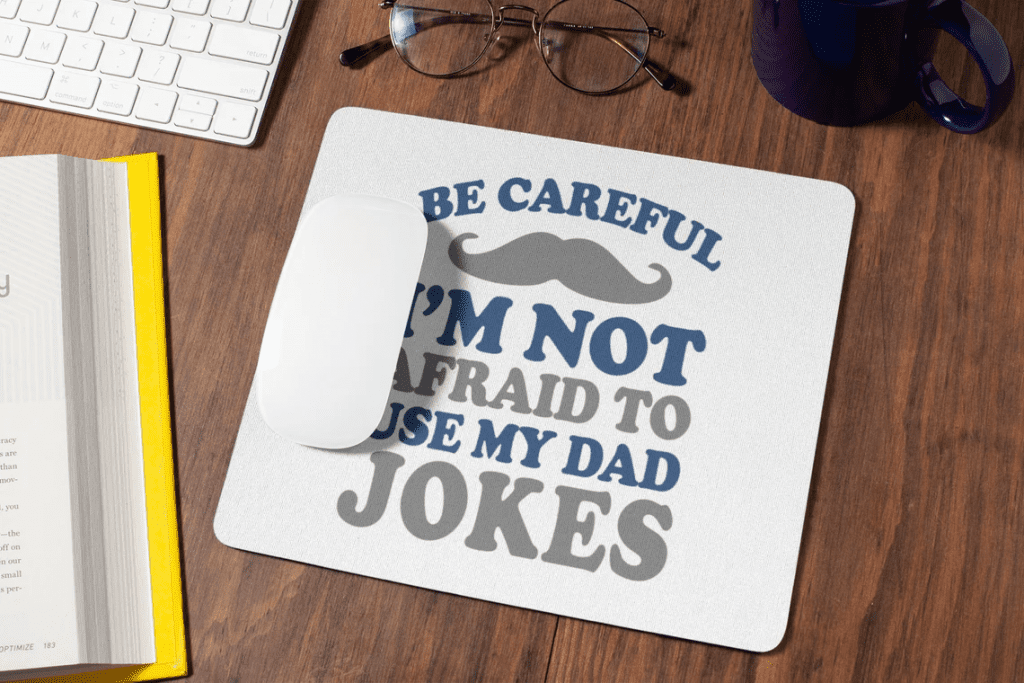 fun Father’s Day gift: a mouse pad for office desk