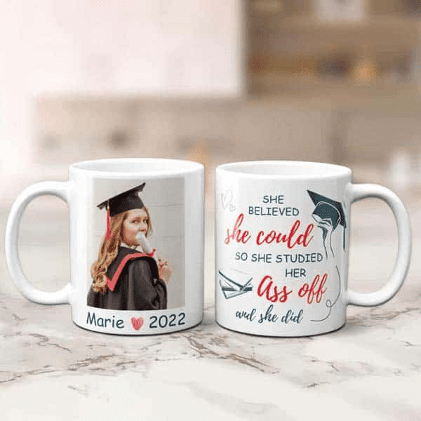 graduation gifts for friends: she believe she could mug 