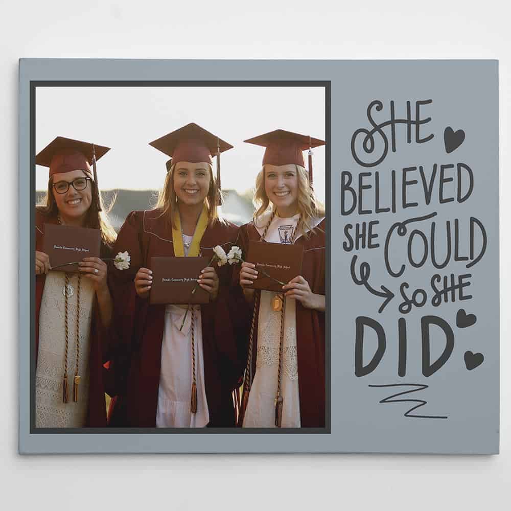 meaningful gift for granddaughter's graduation: Graduation Wall Art