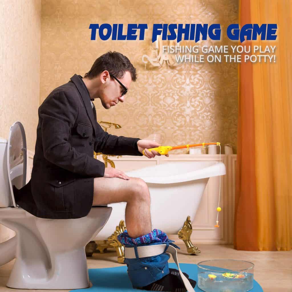 funny Father’s Day gift: Toilet Fishing Game