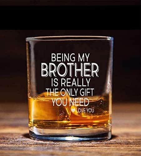 Whiskey Glass: father's day gifts for brother