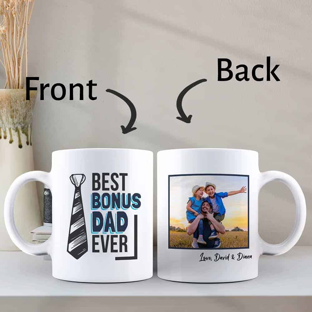 Best Bonus Dad Ever Personalized Mug