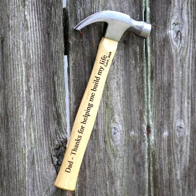 Engraved Hammer for Dad