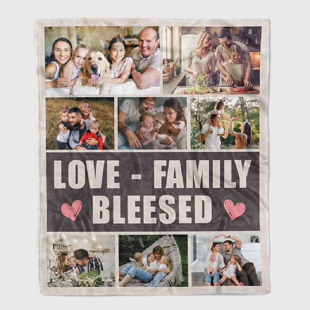 Family Love Blessed Blanket
