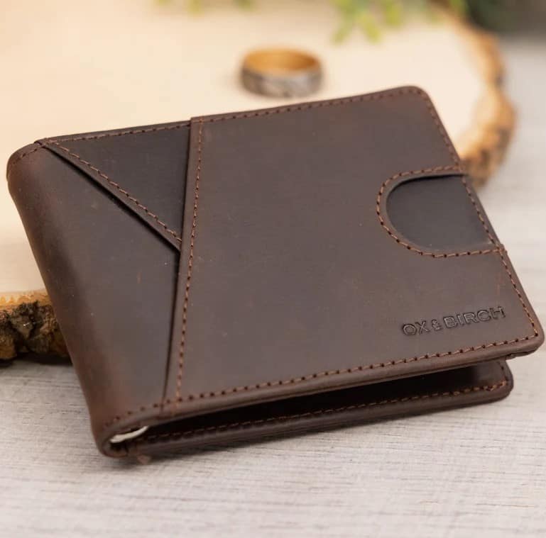 Personalized Slim Leather Wallet