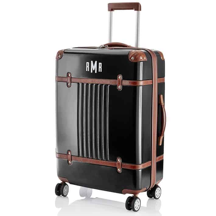 customized travel gift for Father's Day:  Monogrammed Luggage
