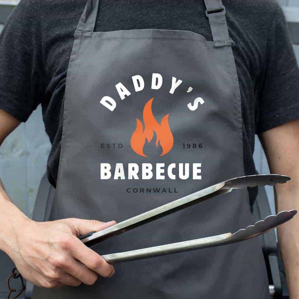 custom father's day gifts: Barbecue Apron