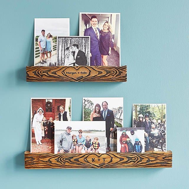 wedding anniversary gift for parents: Personalized Tree of Love Photo Ledge