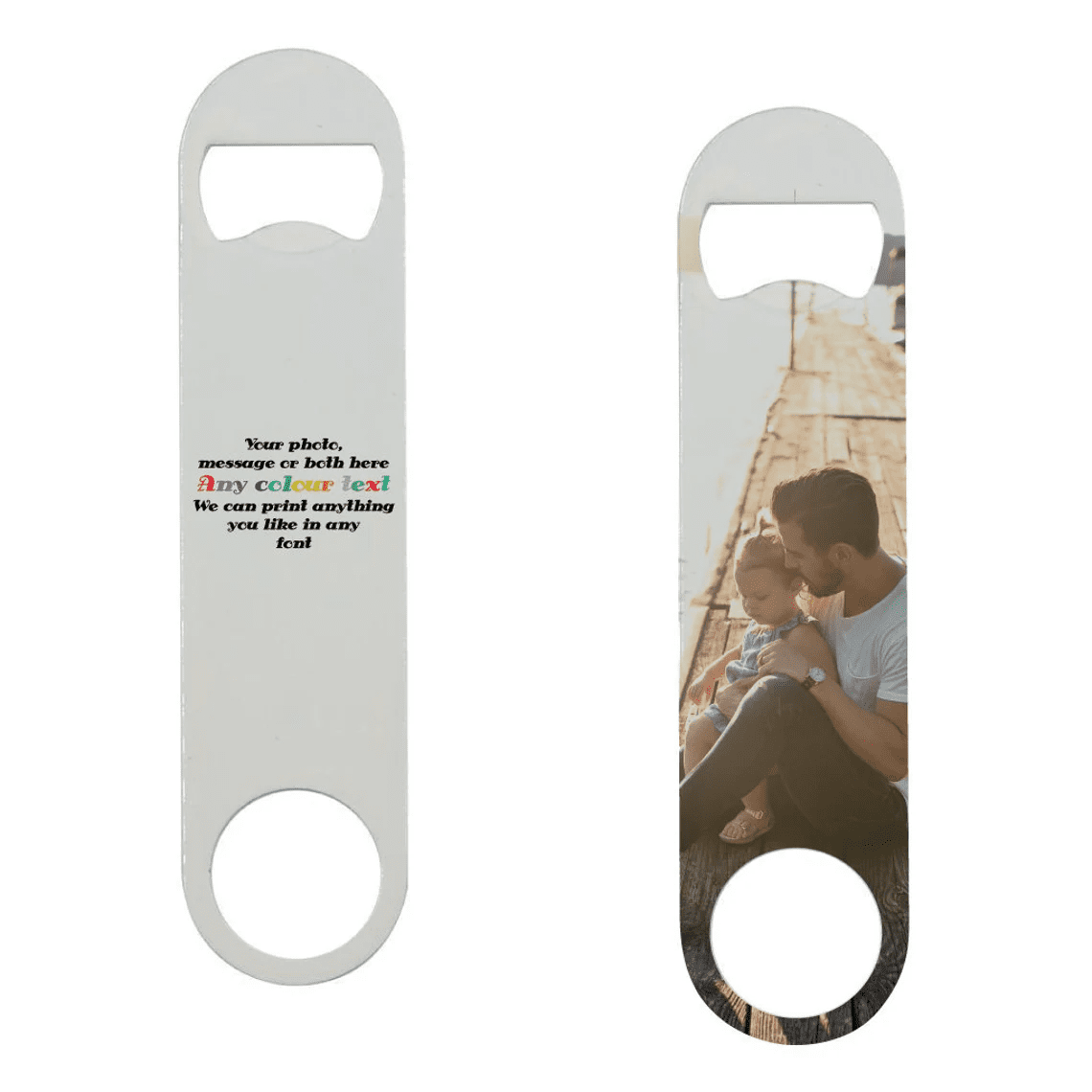 fathers day personalised gifts: Photo Bottle Opener