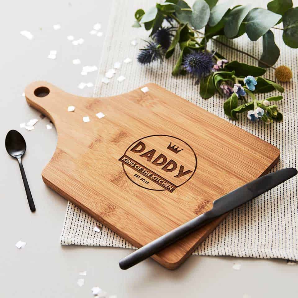 personalized father's day gift: Unique Chopping Board