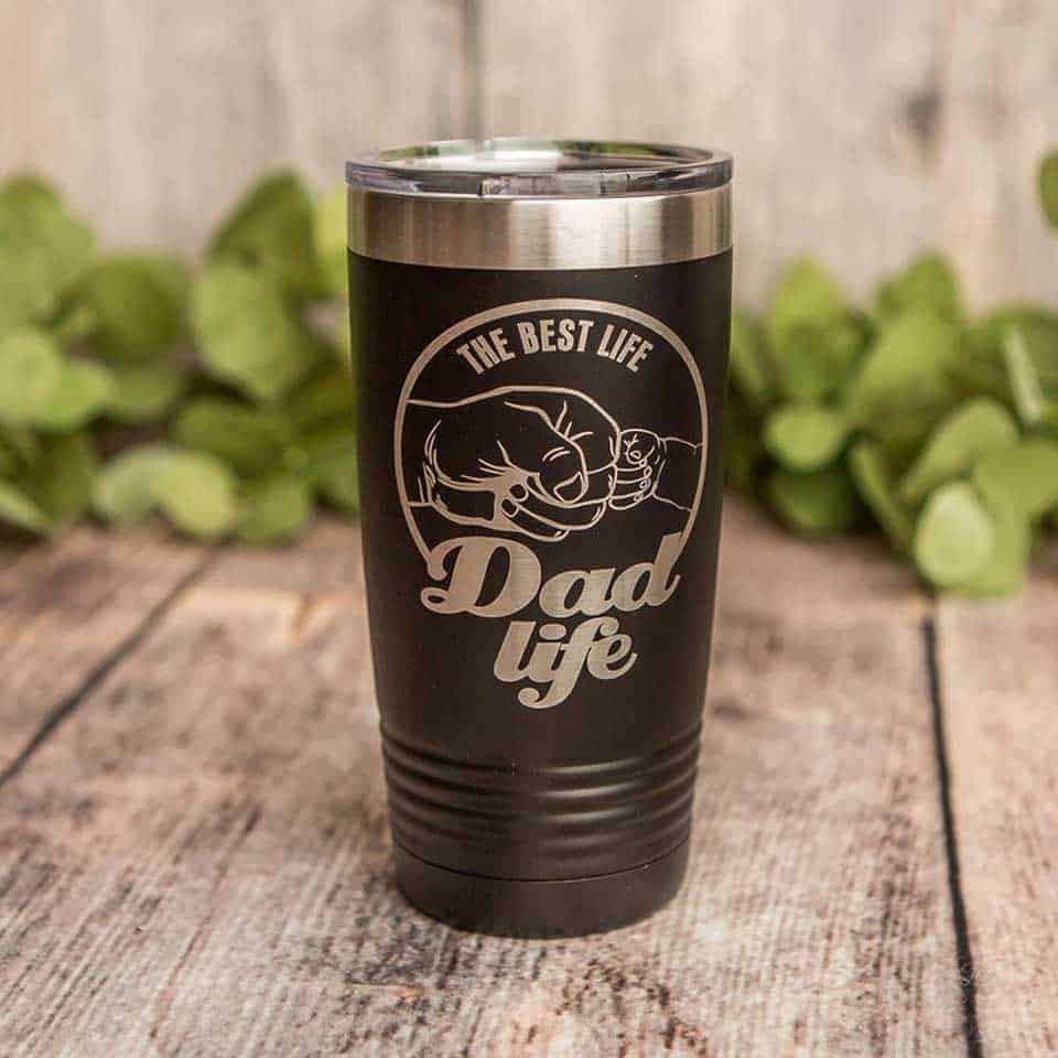 personalized father's day gift: Unique Stainless Steel Tumbler