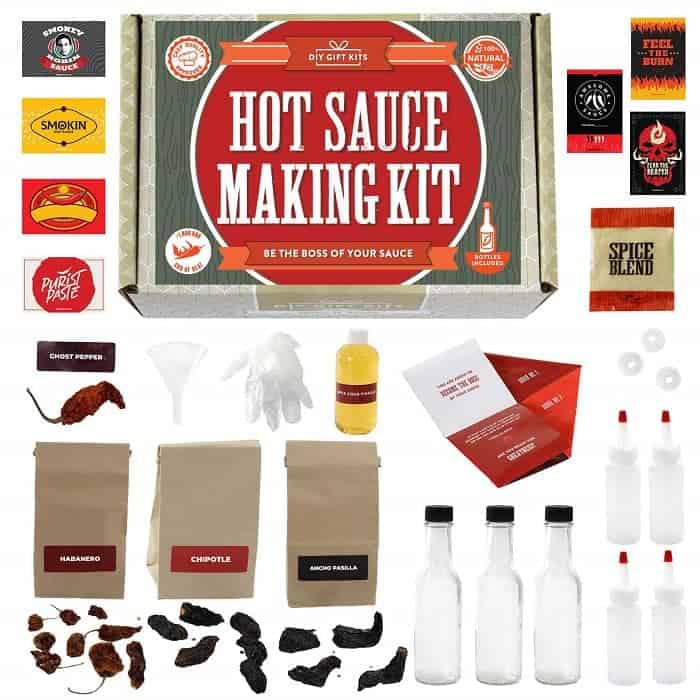 DIY Hot Sauce Kit last minute fathers day