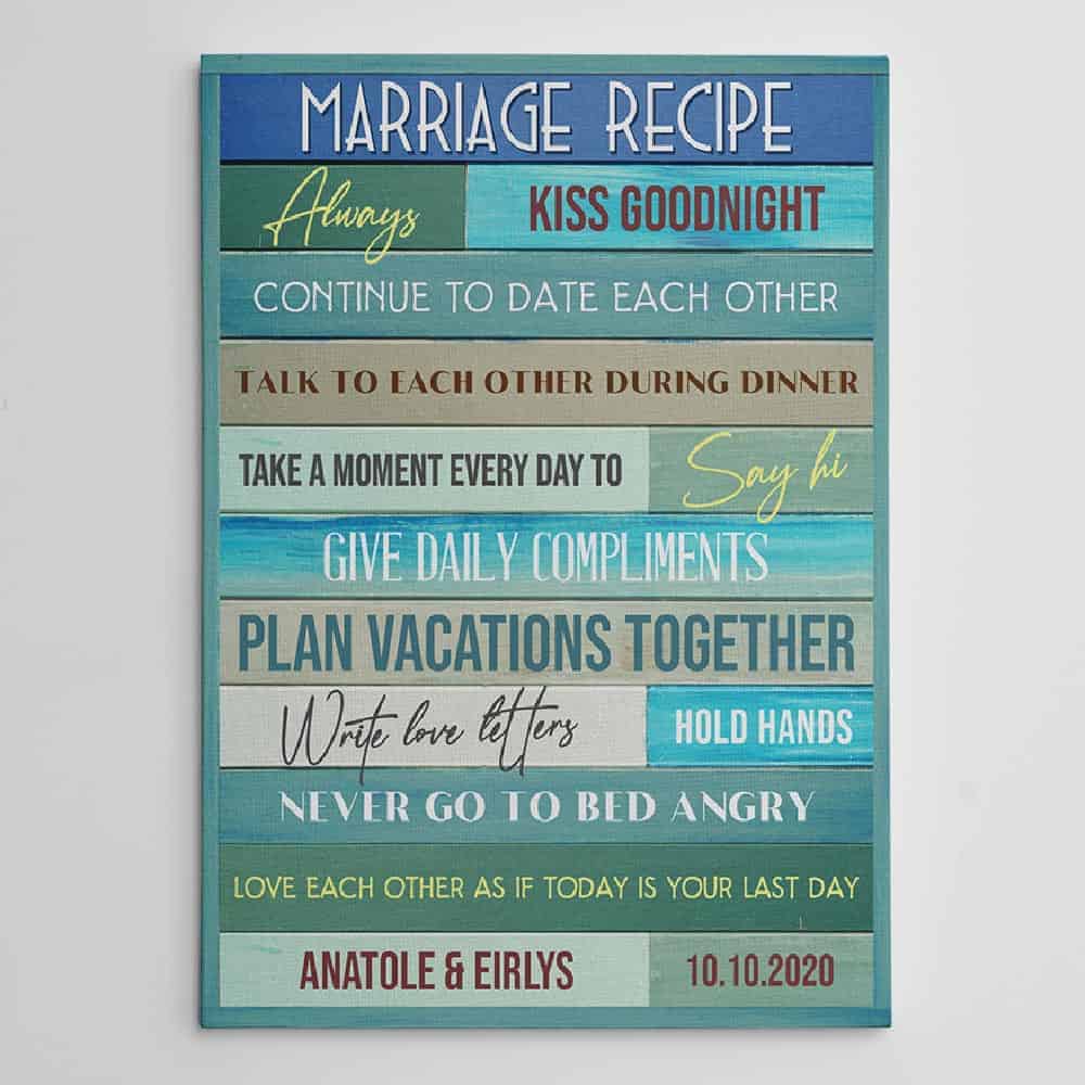 Marriage Recipe For Sister’s New Home