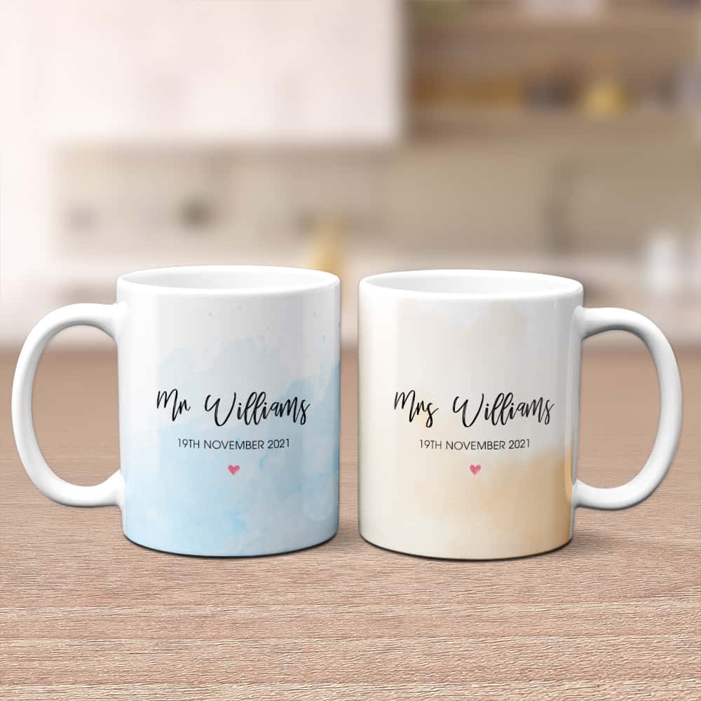 Mr. and Mrs. Custom Mug