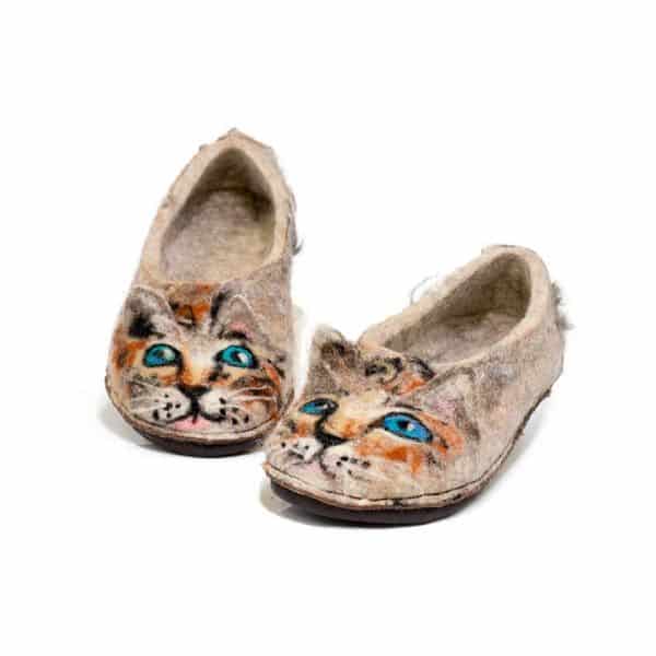 Cat Accessories for Human: Wool Slippers