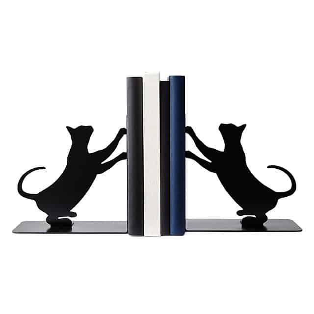 luxury gifts for cat lovers: Cat Scratch Bookends