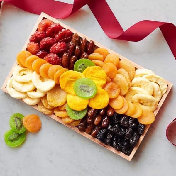 anniversary baskets for couples: Dried Fruit Tray