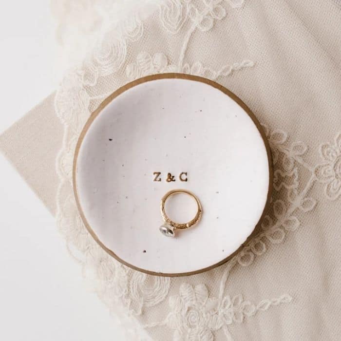 gifts for bridal shower: A Ring Dish