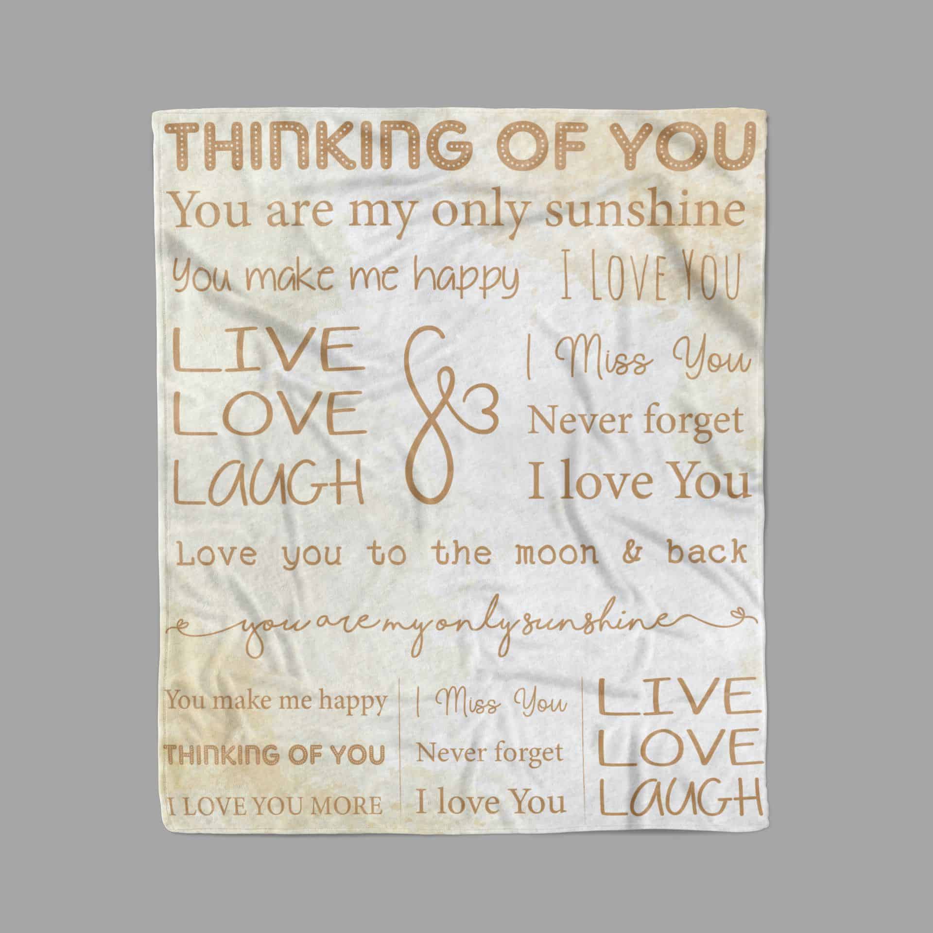 best boyfriend gifts: I Love You – Thinking of You Blanket