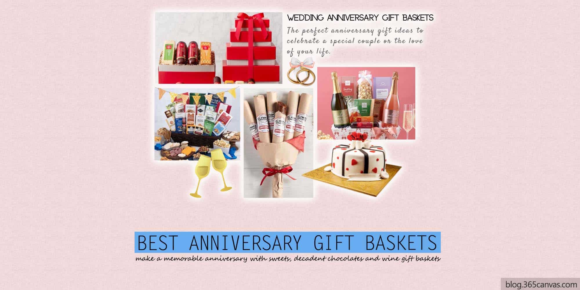 25 Best Anniversary Gift Baskets For Him, Her & Couple (2022)
