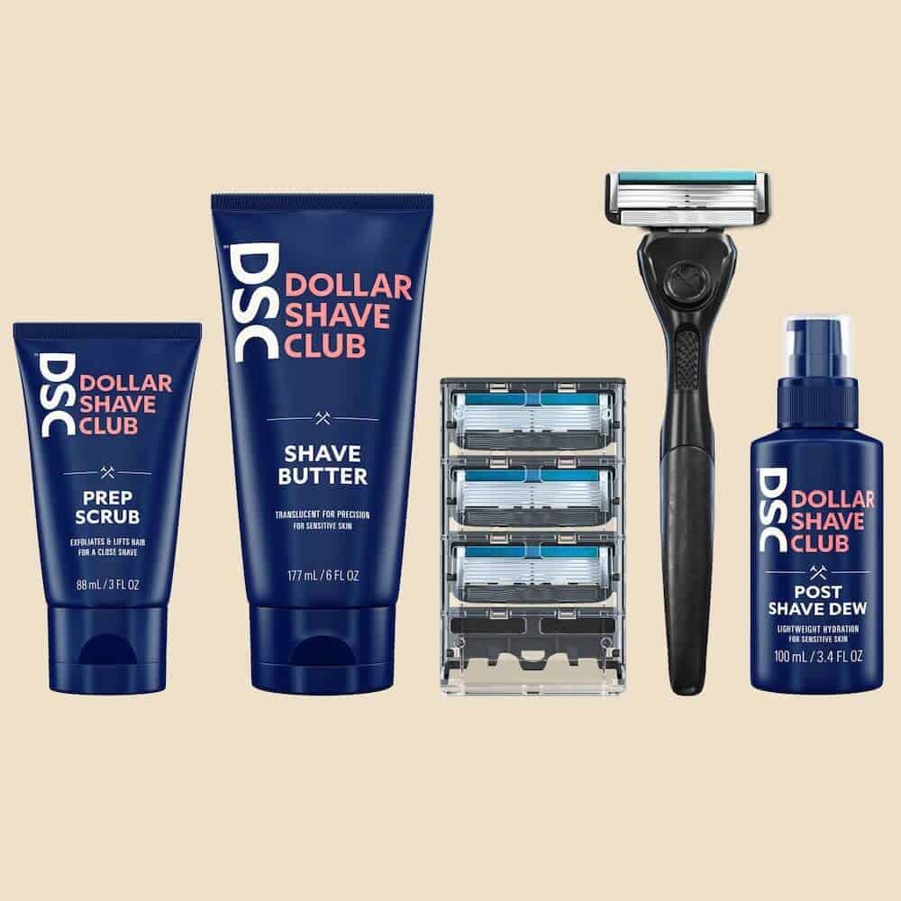 dollar shave club subscription gift for boyfriend on one year anniversary